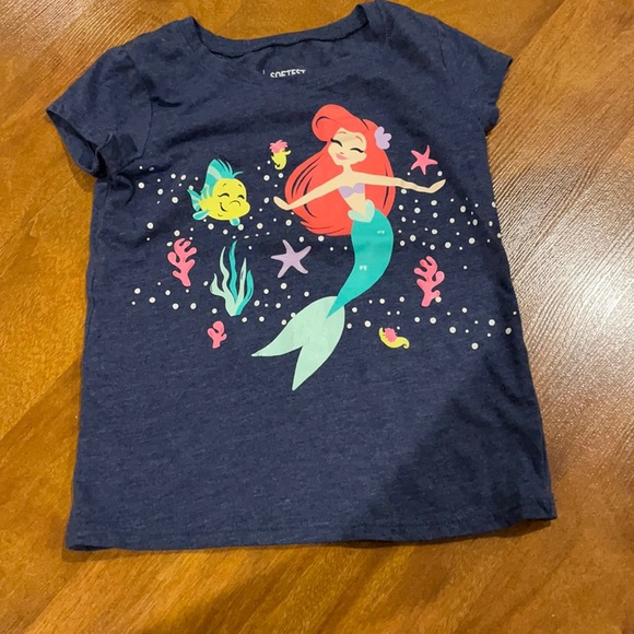 Disney Other - Girls Disney little mermaid shirt sleeve shirt. Size 4T
